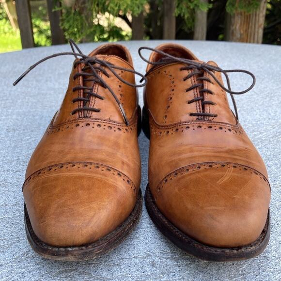 Allen Edmonds HALE Punched Cap Toe Dress Shoes 9 D main image 9